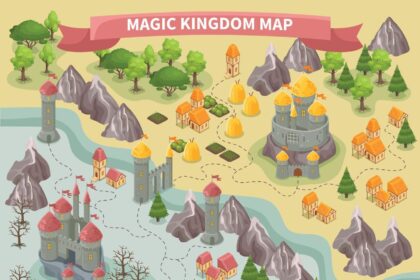 The Magic Kingdom Map