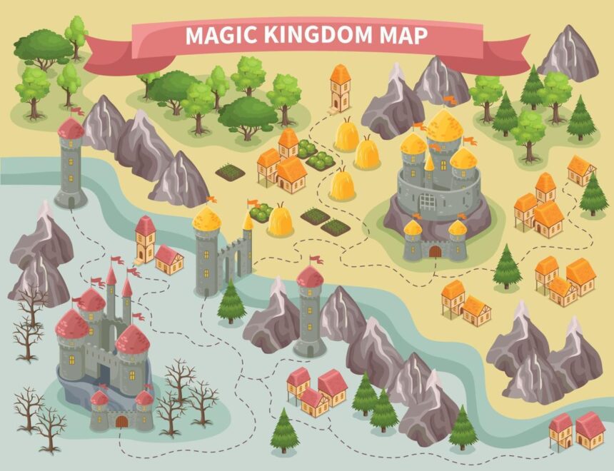 The Magic Kingdom Map