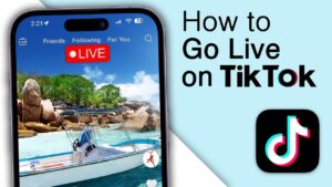 how to go live on tiktok