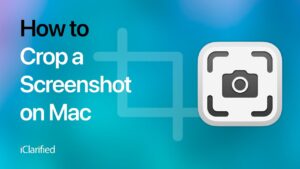 how to crop a screenshot on mac 