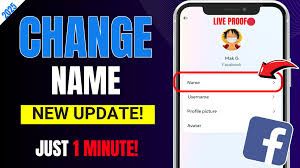 how to change name on facebook


