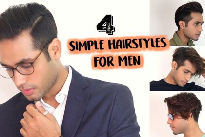 simple hair style men