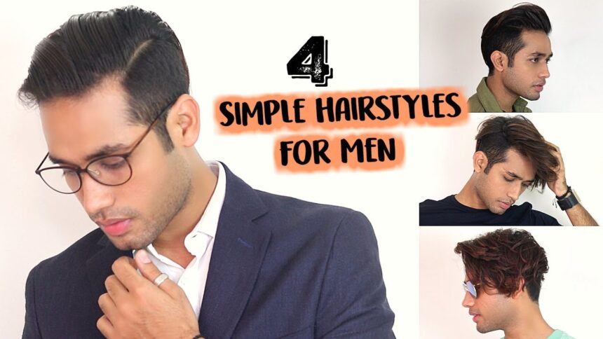 simple hair style men