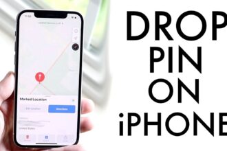 how to drop a pin