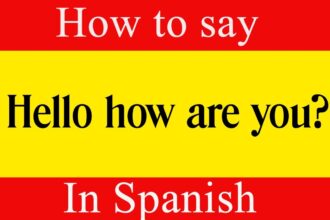how to say hi in spanish