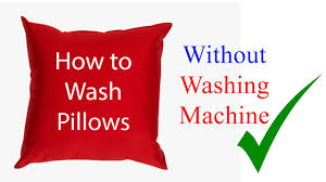 how to wash pillows

