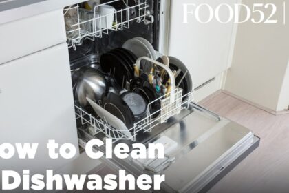 how to clean a dishwasher