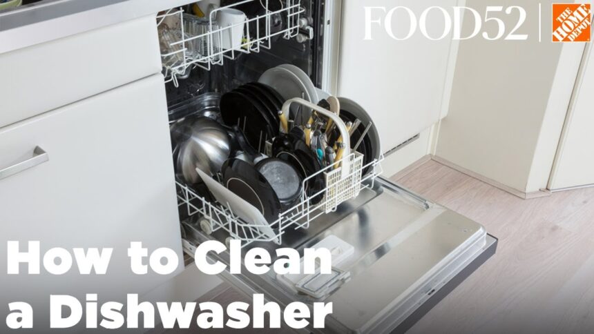 how to clean a dishwasher