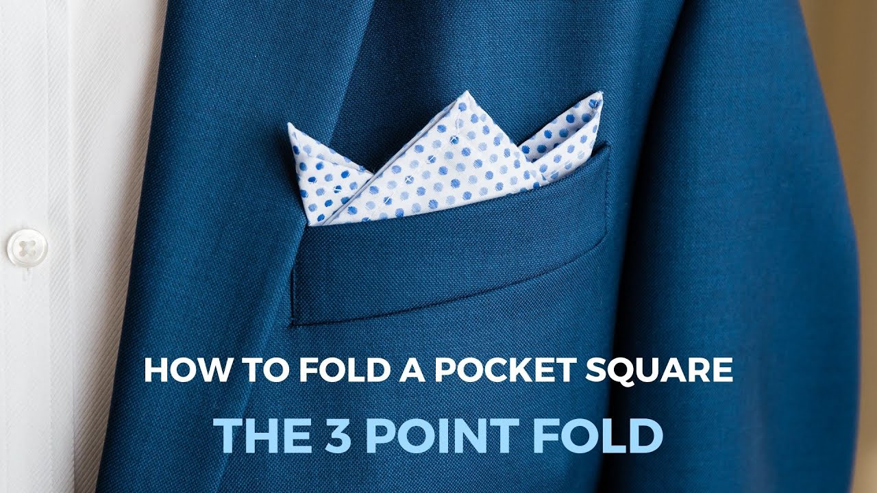 how to fold a pocket square