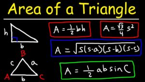how to find the area of a triangle

