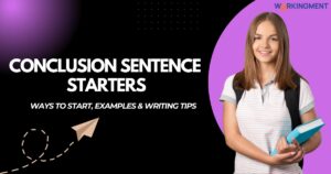 how to start a conclusion


