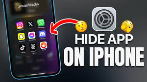 how to hide apps on iphone