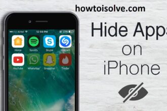 how to hide apps on iphone